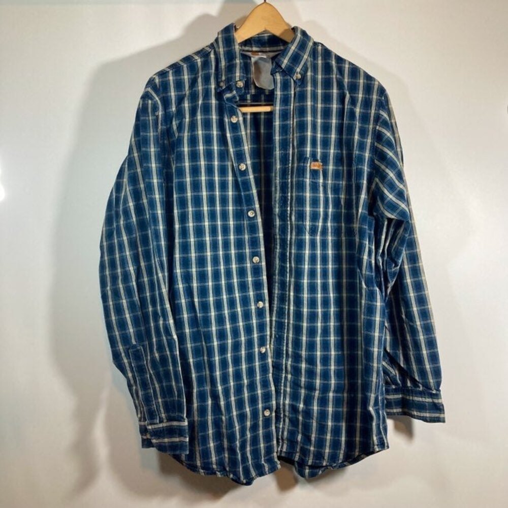 Mens Carhartt Flannel Large? - see measurements for size